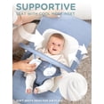thumbnail image 4 of Baby Delight Alpine Organic Deluxe Portable Bouncer, Lightweight, Travel-Ready & Adjustable Recline, Organic Dusty Blue, 4 of 17