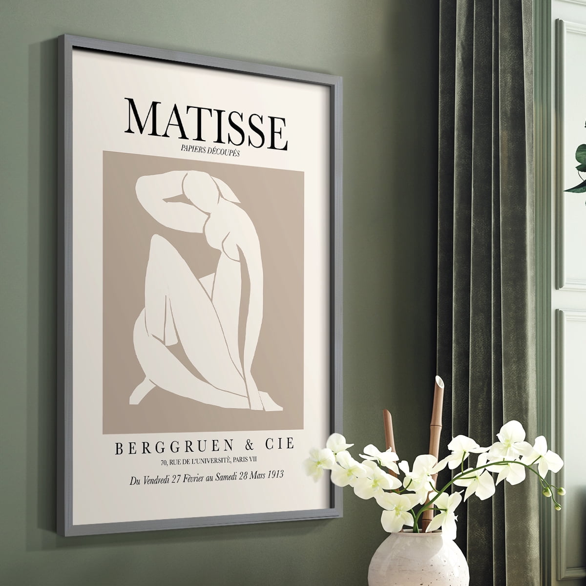 Matisse XCV Framed Print - Solid Wood