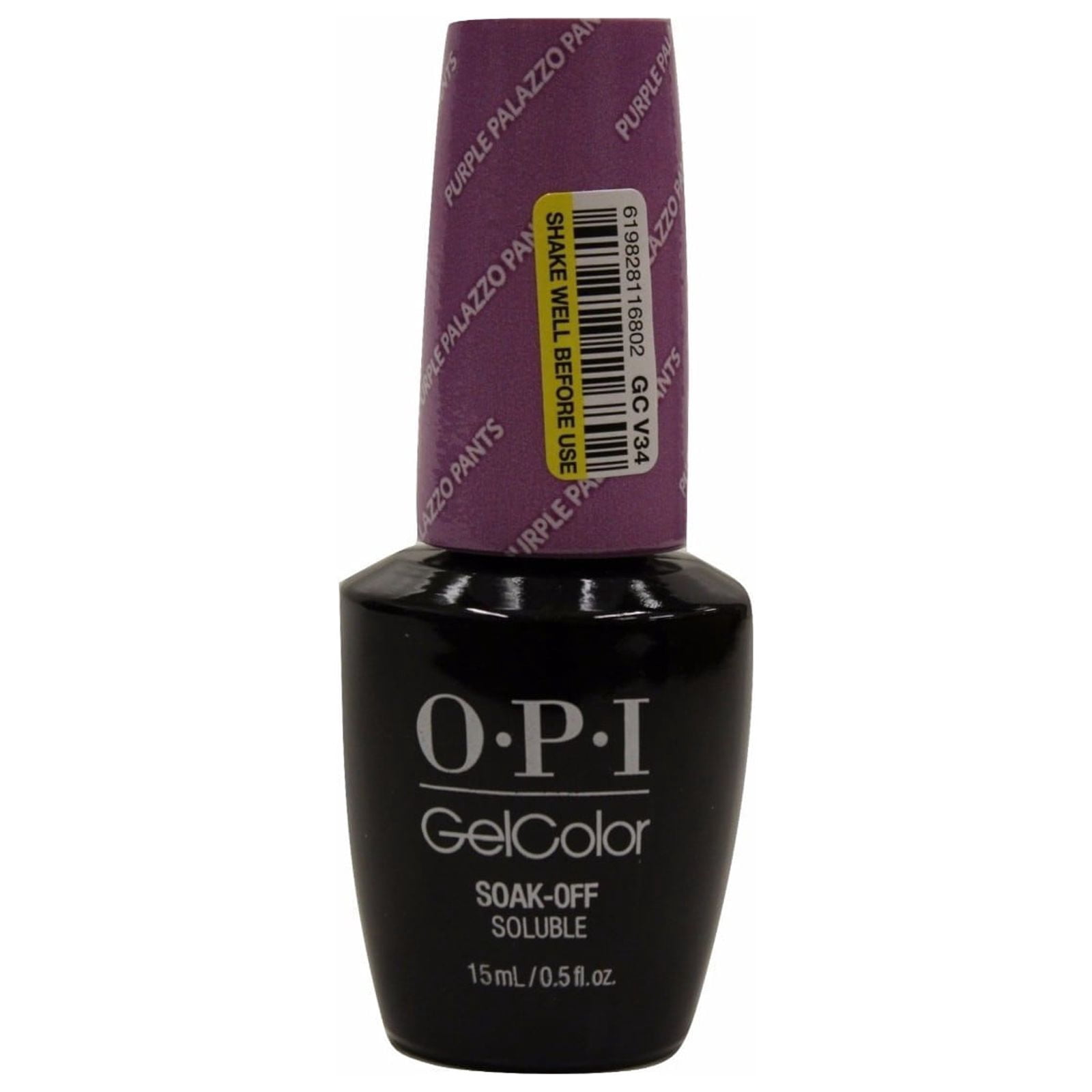 OPI GelColor Gel Nail Polish, Purple Palazzo Pants, 0.5 Fl Oz