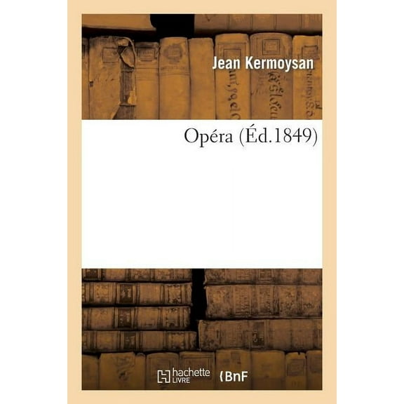 Arts: Opéra (Paperback)