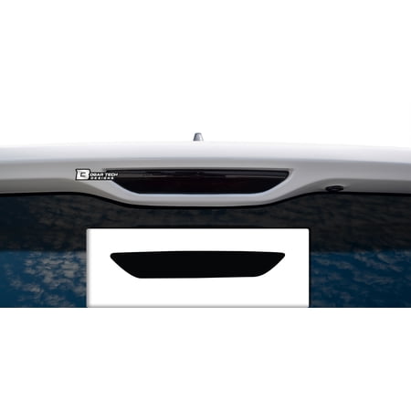 BOGAR TECH DESIGNS Tinted Third Brake Light Rear Overlay Tint Covers Compatible with Jeep Grand Cherokee 2014-2021, Dark