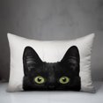 thumbnail image 2 of Creative Products Cat Eyes 14x20 Poly Twill Pillow, 2 of 2