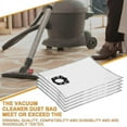 thumbnail image 2 of 12 Pack Filter Bags Vacuum Cleaner Bags For Karcher Wd4 Wd5 Wd6 Mv4 Mv5 Mv6 Replacement Parts Accessories Kit, 2 of 4
