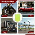 thumbnail image 6 of Uxcell Tire Valve Stem Caps, Car Wheel Valve Cap Universal Air Valve Cover Vehicle Exterior Accessories Yellow, 6 of 6