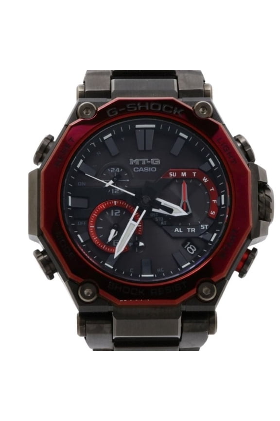 Pre-Owned CASIO G-SHOCK MT-G MTG-B2000 Series MTG-B2000BD-1A4JF Black Resin/Stainless Steel...