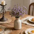 thumbnail image 4 of Babys Breath Artificial Flowers, 2Pcs 5.9inch Gypsophila Faux Flowers, Exquisite Photography Props, Ideal for Wedding Bouquets Party Home Garden Decoration(Purple), 4 of 6