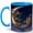 Blue, variant on Crescent Moon Village 11oz Ceramic Mug, Starry Sky Coffee Cup