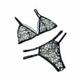thumbnail image 1 of Clearance Sale 2025 Intimates Women's Floral Embroidery Underwire Underwear Set Mesh Bra And Panty Set, 1 of 9