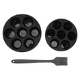 thumbnail image 2 of 7 Cup Silicone Muffin Cake Cups, 7 Inche 8 Inch Silicone Fryer Muffin Pan Reusable Washable  For Making Chocolates, 2 of 8