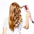 thumbnail image 5 of Cordless Automatic Hair Curler, Intelligent Wireless Rotating Curling Iron with Anti-Scald Tulip Design, Portable Rechargeable Styling Wand for Curls and Waves, Pink & Silver, 5 of 5