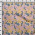 thumbnail image 3 of oneOone Cotton Flex Fabric Rectangle & Triangle Geometric Print Fabric By The Yard 40 Inch Wide, 3 of 4