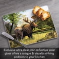 thumbnail image 2 of CounterArt Tranquil Moose Tempered Glass Cutting Board 10" by 8", 2 of 7