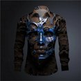 thumbnail image 1 of Camisa abstracta de manga larga para hombre, diseño colorido, informal, de moda, para fiestas, ropa cómoda, nueva 2024, 1 of 6