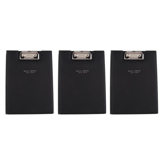 Portapapeles de carpeta de cubierta de archivos 3x, portapapeles de almacenamiento de , carpeta de archivos, almohadilla de escritura de cue Cola Carpeta de archivos de clip de perfil
