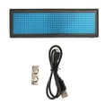 thumbnail image 2 of Étiquette de Nom LED, Écran de Carte de Visite LED 4 Luminosités 3.7x1.2in Programmable Rechargeable pour Magasin, 2 of 7