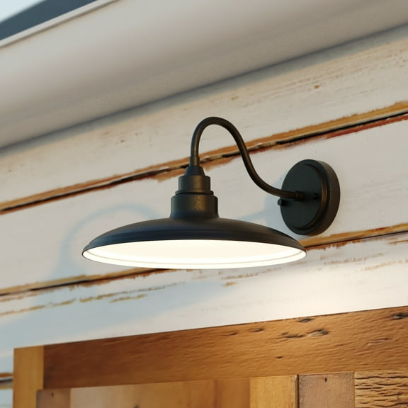 T0679-Vaxcel-Tucson - 13W 1 LED Outdoor Wall Mount In Farmhouse Style-8.5 Inches Tall and 13 Inches Wide