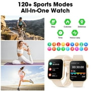 Mingdaln Smart Watch for Men Women, 2026 Smartwatch(Metal body) , 1.93 New Fitness Watch with Answer/Make Call/120+ Sport Modes/Pedometer/IP68 Waterproof, Fitness Tracke Fits for Android/iPhone,Pink