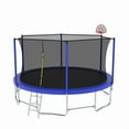 thumbnail image 2 of 14FT Trampoline ,Sports Fitness Trampolines with Enclosure Net, Recreational Trampolines for Outdoor Indoor, 2 of 11