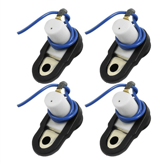 8 Pcs Coche Interior del Vehiculo Puerta Cortesia Luz Interruptor Boton Negro