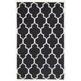 thumbnail image 1 of Safavieh Cambridge 2'6" X 12' Hand Tufted Wool Rug in Black and Ivory, 1 of 3