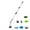 B, variant on Chmadoxn Home Appliances Multi-functional Foldable Rotating Handheld Long Handle Cleaning Brush Dead-end Cleaning Kitchen Bathroom cleaning brush