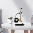 thumbnail image 2 of veasfak Candlestick Sculpture Centerpiece Abstract Character for Dining Table Decoration Rope A, 2 of 9