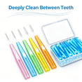 thumbnail image 4 of QARUN 2026 New Interdental Brush Slim Braces Flossers Effective Tooth Tool for Adults Children Care for Teeth,Braces,Oral Hygiene,Travel,Home, 4 of 5