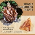 thumbnail image 5 of Mighty Paw Half Pig Ears for Dogs, All Natural Dried Single Ingredient Dog Treats (12 Pack), 5 of 9
