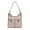 Blush Mauve, variant on Harper Vegan Color Block Leather Women Shoulder Bag by Mia K - Light Blue Denim
