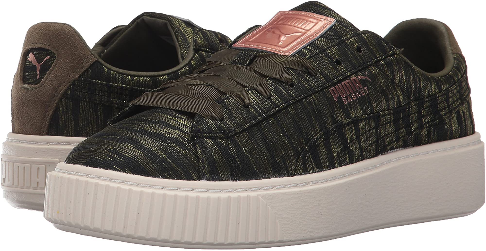 PUMA Women's Basket Platform VR Wn, Olive Night-Olive Night, 7 M US |  Walmart Canada