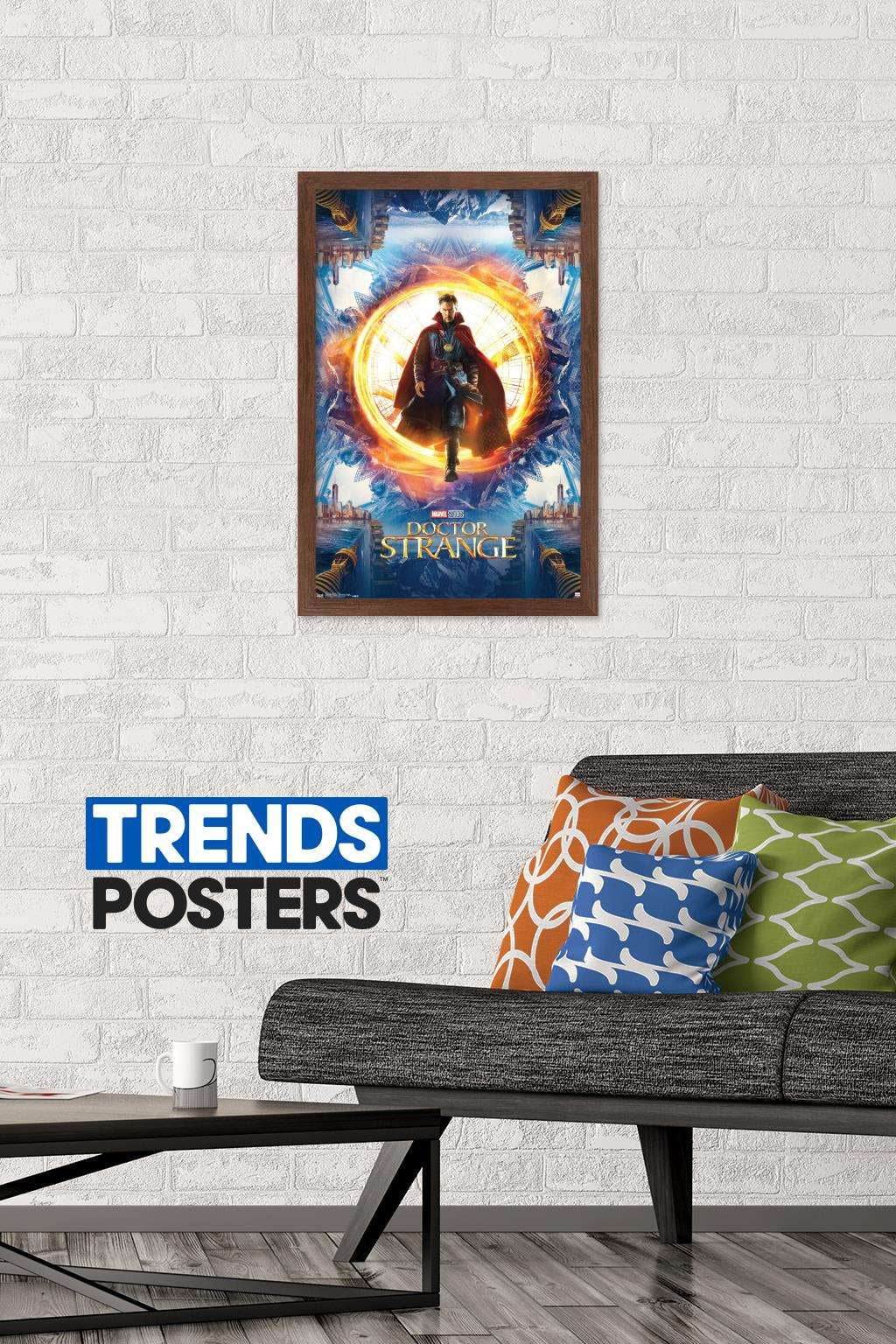 Marvel Cinematic Universe - Doctor Strange - Portal Wall Poster, 14.725" x 22.375", Framed