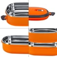 thumbnail image 4 of 1 Layer Portable Stackable Supper Dinner Lunch Box,Stainless Steel Insulated Food Storage Box Food Warmer Bento Box Hot Food Lunch Containers, 4 of 9