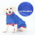 thumbnail image 4 of Bata Absorbente Ajustable para Mascotas en Azul Marino, Talla XS, Ideal para Gatos y Perros Pequeños, 4 of 6