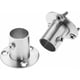 thumbnail image 1 of Pack de 2 Soportes TUNC con Brida para Barra de Armario de Acero Inoxidable 19 mm, 1 of 5