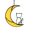 thumbnail image 2 of YAOMOBB Hanging Panda Pendant Contrast Color Moon Pendant Chain Exquisite Decoration for Car Interior, 2 of 7