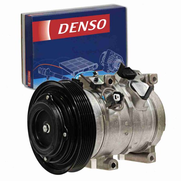 DENSO AC Compressor & Clutch compatible with Acura TL 3.2L 3.5L V6 2004-2008