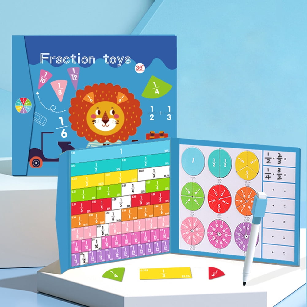 Little Lion Magnetic Fraction Learning Book