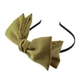 thumbnail image 6 of Unique Bargains 1 Pcs Satin Bow Knot Headband Fashion Hairband for Women Yellow 0.31 Inch Wide, 6 of 7