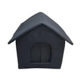thumbnail image 2 of Portable Stray Cats Shelter Waterproof Small Dogs Kennel Puppy Kitten Pet Supplies Tent Furniture Cave Bed Outdoor Feral Cats Warm House 40cmx35cmx40cm, 2 of 9