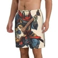 thumbnail image 2 of Fotbe Samurai Frog Guitar Trajes de Baño Estampados para Hombre, Shorts de Verano de Secado Rápido, Ropa de Playa, Bañadores-3X-Large, 2 of 6