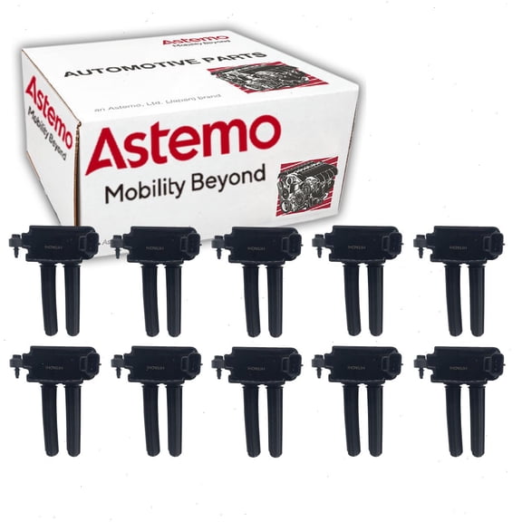 10 pc Hitachi IGC0164 Ignition Coils compatible with 48716 56029129AA 56029129AB 56029129AF 68060346AA 68238603AA GN10352 UF504