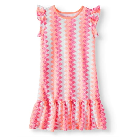 Lurex Chiffon Printed Dress (Little Girls, Big Girls & Big...