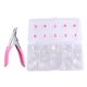 thumbnail image 5 of unbranded 1Jgo Kit De Postizas Transparentes Con Pegatinas Decorativas Para Manicura Fácil Y Original, 5 of 8