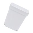 thumbnail image 6 of NFTIGB Plastic Square Plant Pot Planter 3.15 in / 8 cm with Tray Succulent Container White, 6 of 9