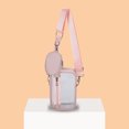 thumbnail image 1 of Bolsa De Hombro Bolso bandolera transparente de PVC con bolso pequeño (rosa), 1 of 9