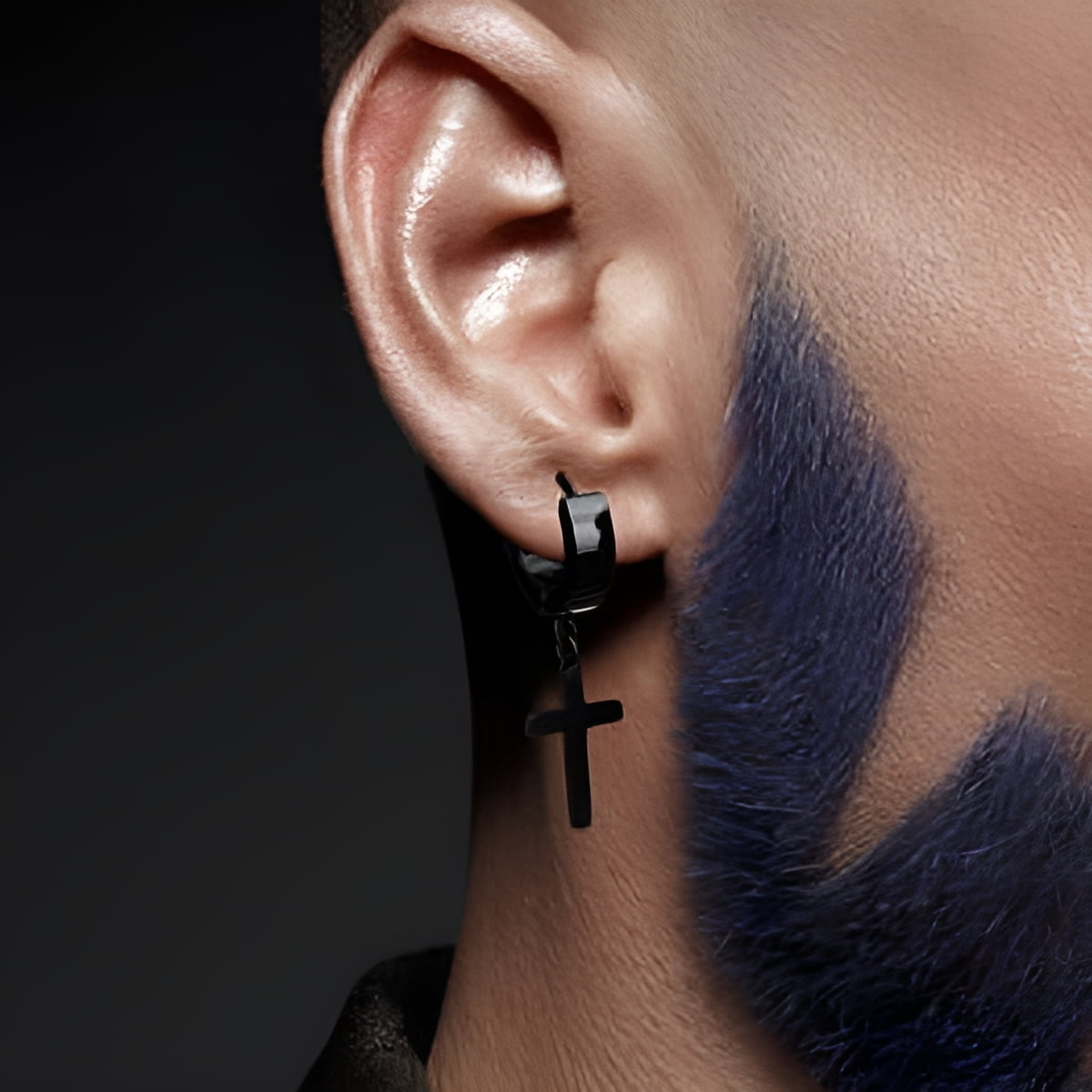 Cross earrings for guys walmart best sale
