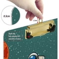 thumbnail image 4 of FMSHPON Astronaut Hitchhiker Clipboard Hardboard Wood Nursing Clip Board and Pull for Standard A4 Letter 13x9 inches, 4 of 8