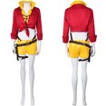 thumbnail image 3 of Disfraz de vaquero de fantasía de Ashe de OW para mujer adulta, chaqueta, pantalones cortos, trajes de juego de rol, ropa de fiesta de carnaval de Halloween, 3 of 5