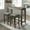 Gray, variant on Furniture of America Sabana Wood 3-Piece Counter Height Dining Set in Blue
