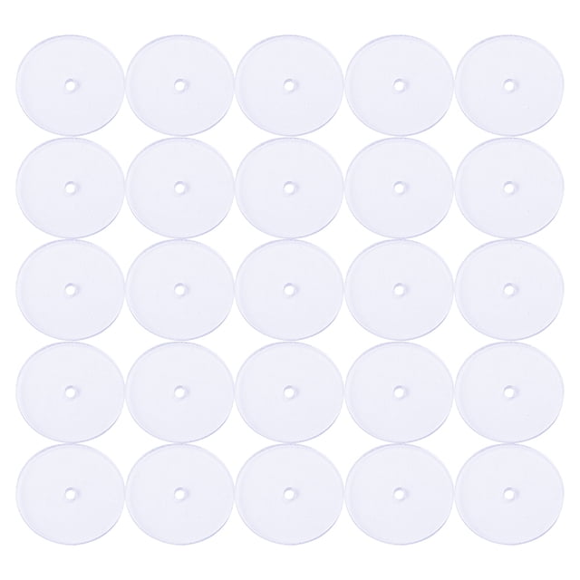 100pcs Practical Earring Safety Backs Plastic Earring Back Stopper Earring Pad